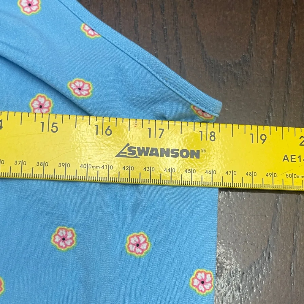 Rampage Elegant Blue Paisley Blouse - Image 6