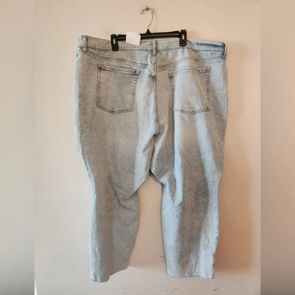 Old navy high rise curvy o.g. straight ankle length jeans size 28 - Image 3