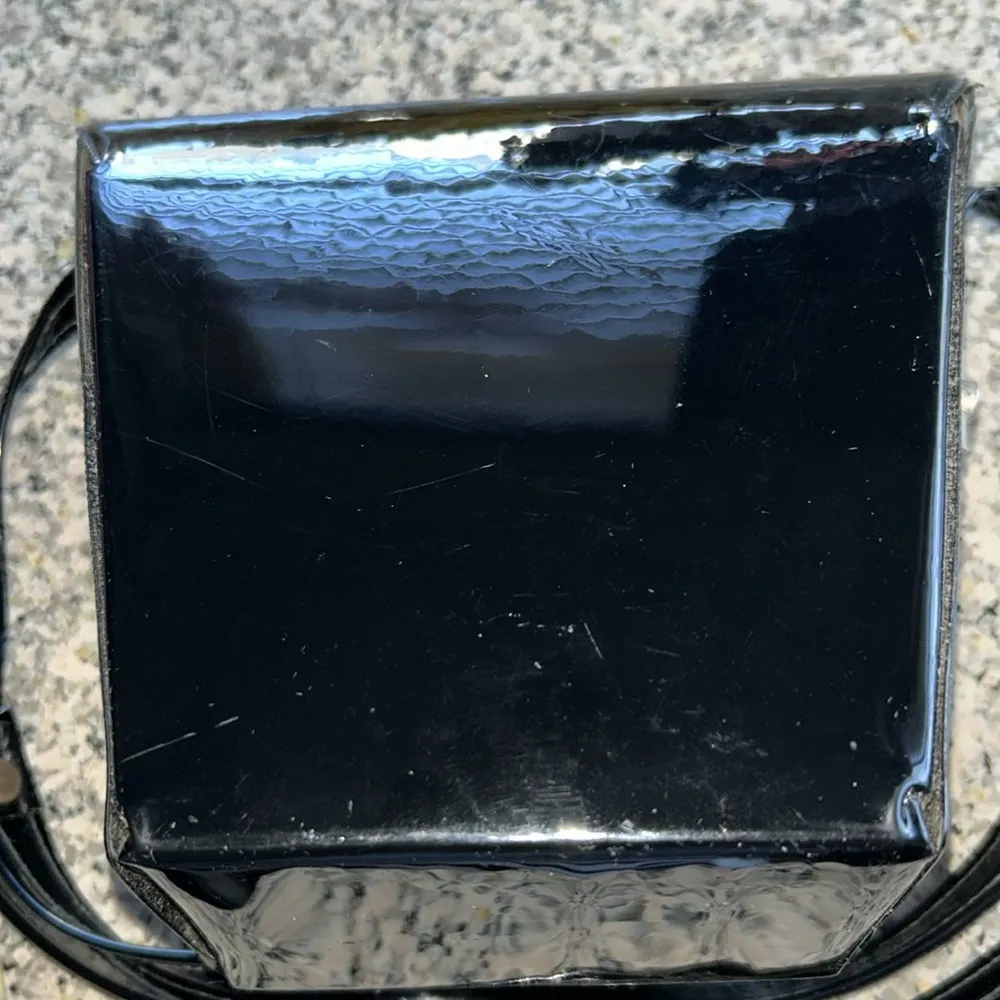 Patent Leather Music box shoulder bag Black - Image 4