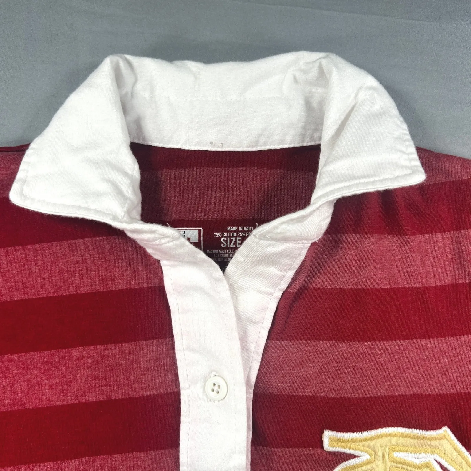 Florida State University‎ Seminoles NCAA Striped Rugby Dress XS Collegiate Red - Image 6
