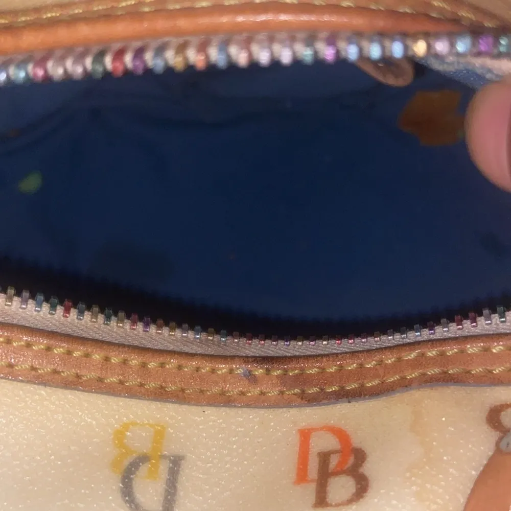 Dooney & Burke mini barrel purse signature leather - Image 10