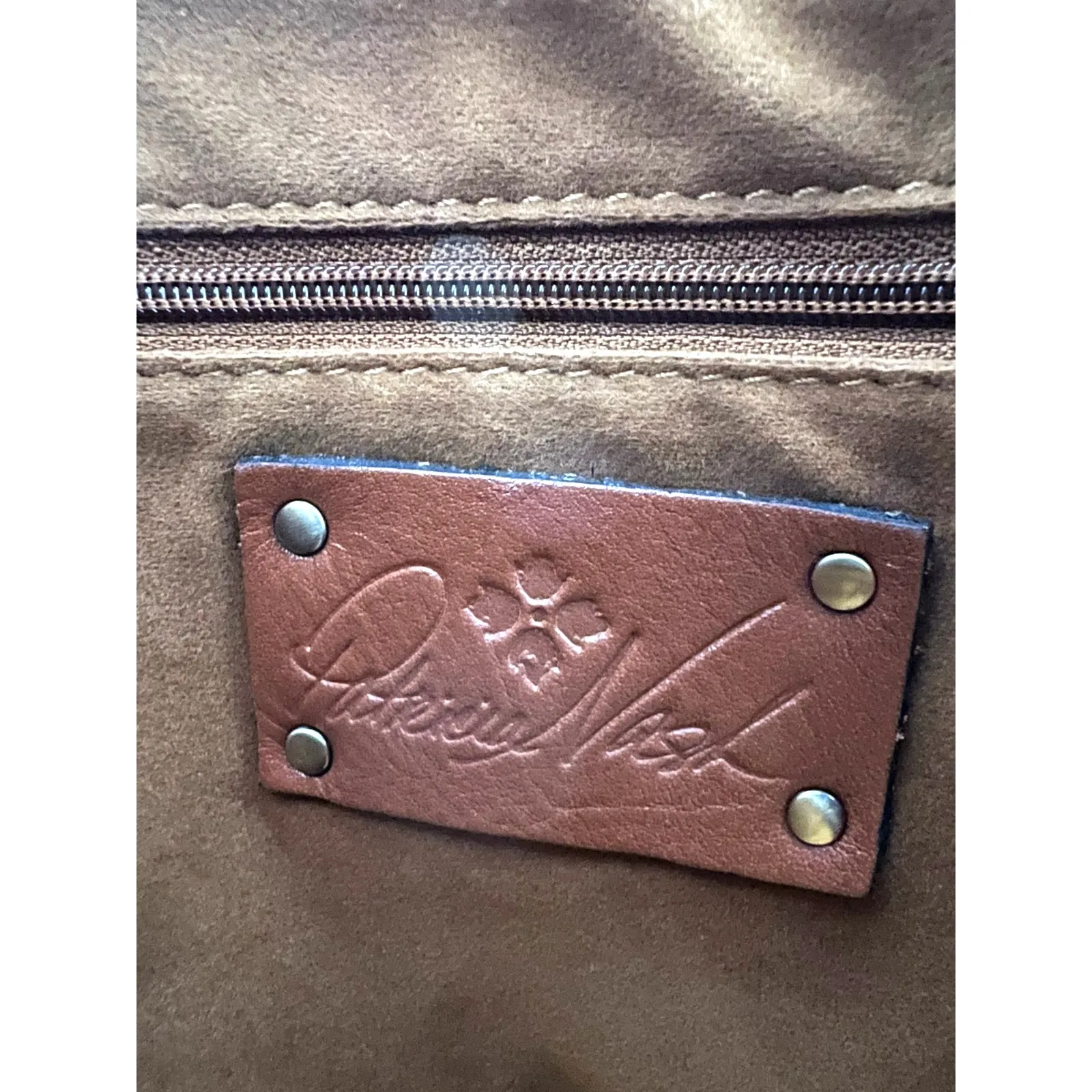 Patricia Nash Aveley Leather Tooled Crossbody Tote - Image 3