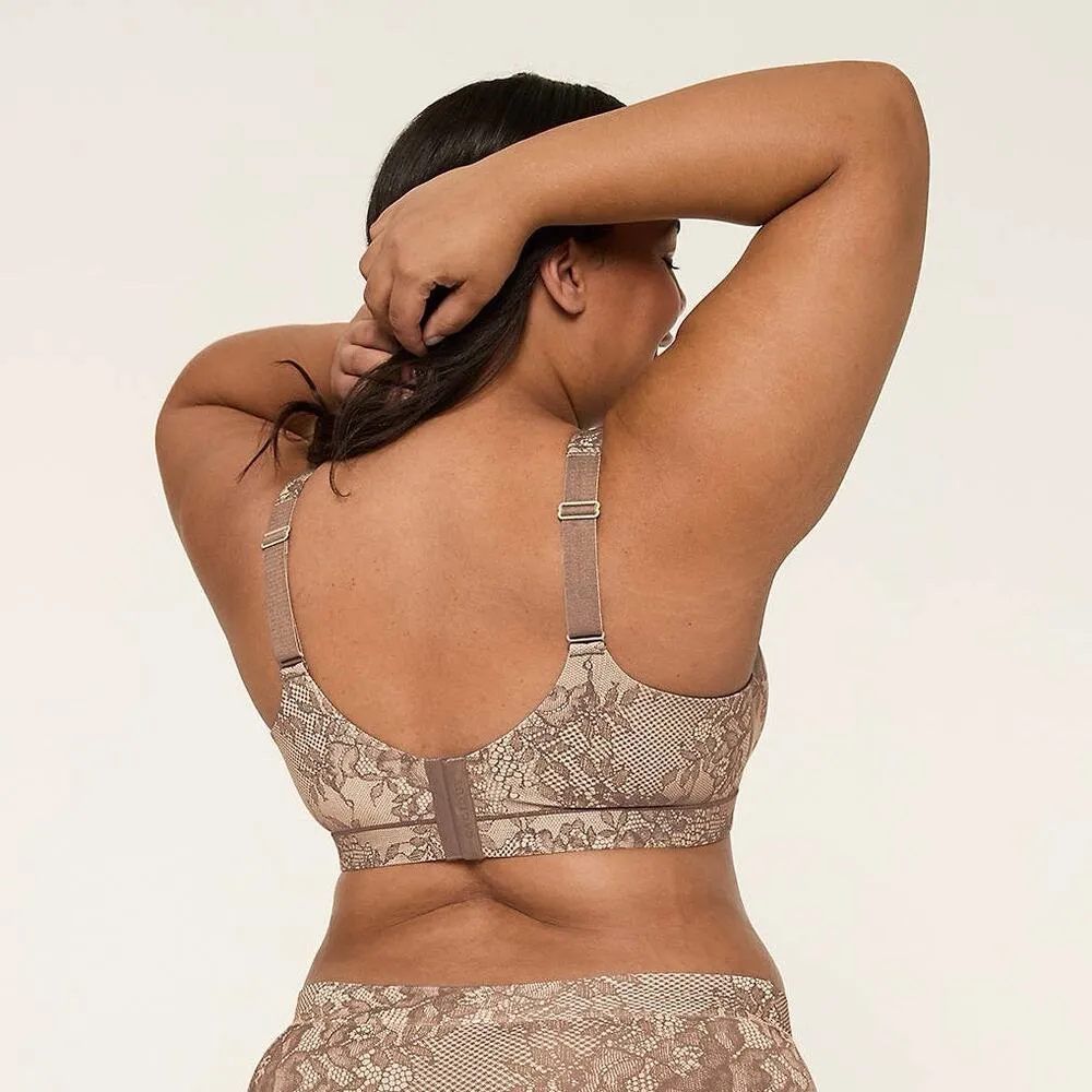 Cacique Comfort Bliss Lightly Lined Full Coverage Underwire Bra Lace 44C New - Image 8