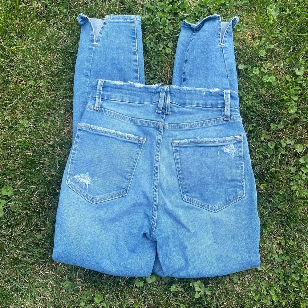 GOOD LEGS SKINNY CROPPED JEANS DISTRESSED SLIT - Image 3