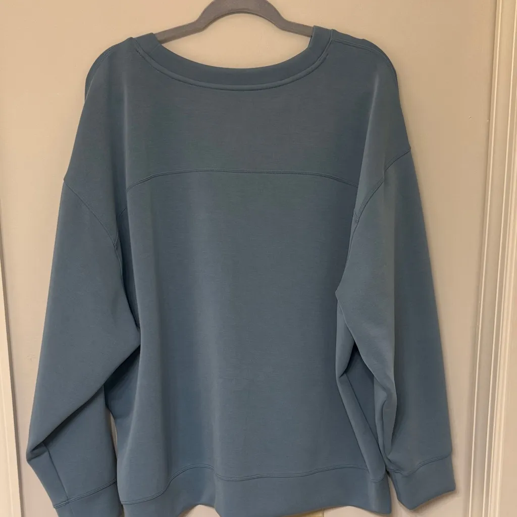 Crewneck Pullover | A New Day | Teal | 2x - Image 3