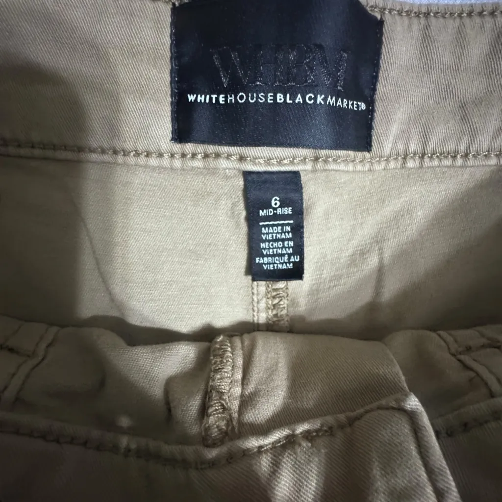 White House Black Market Olive Cargo Shorts - Image 4