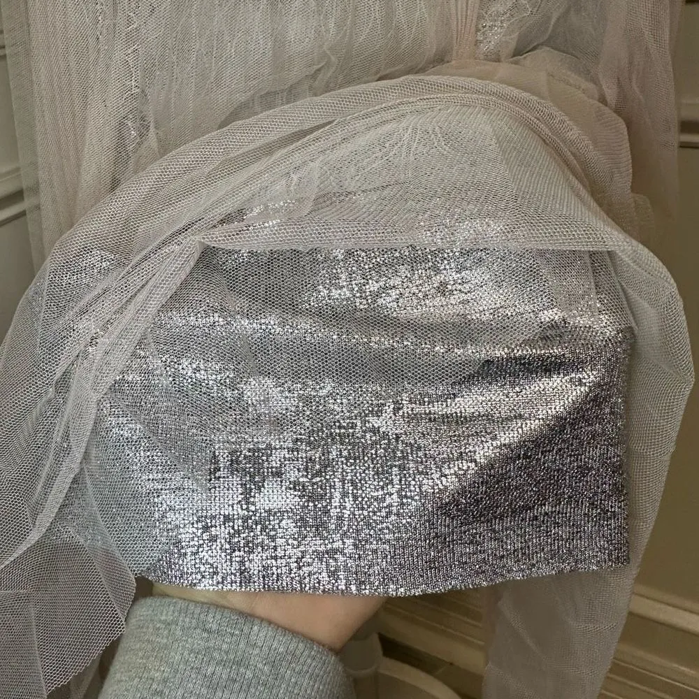 Loyd/Ford Palm Springs three layer midi skirt Pink Size 2 - Image 5