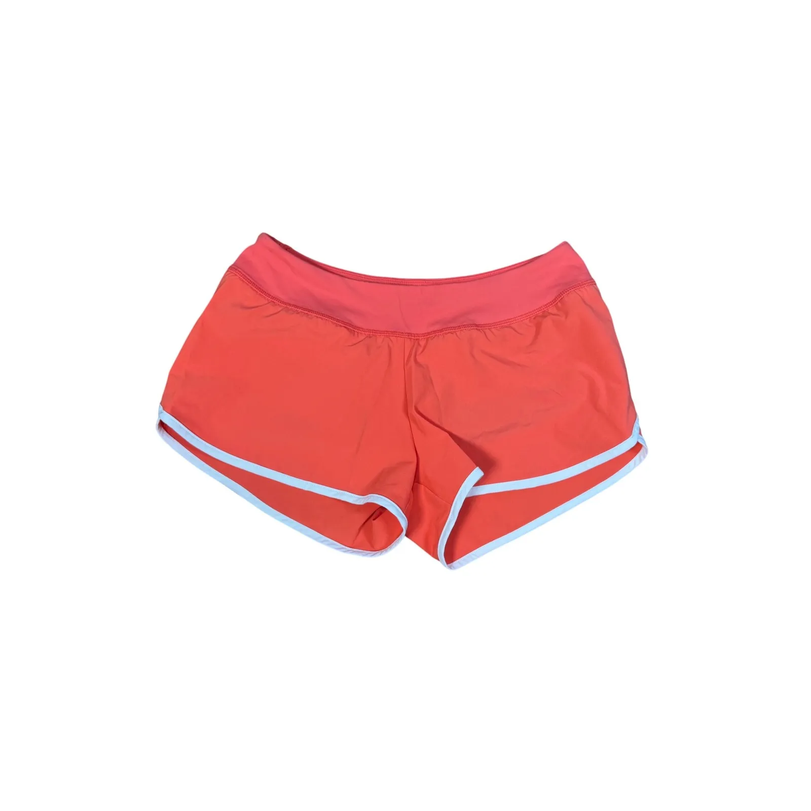 Reebok Crossfit Womens Orange White Trim Running Shorts - Small‎ - Image 2