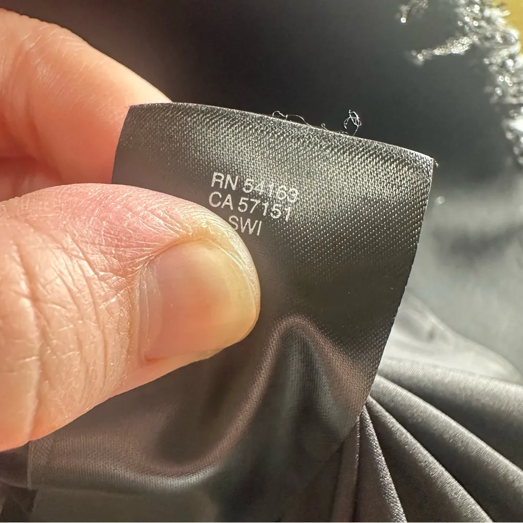 Donna Karan Tweed Open Front Blazer Jacket Black White Textured Chic Fit Sz 10 - Image 10