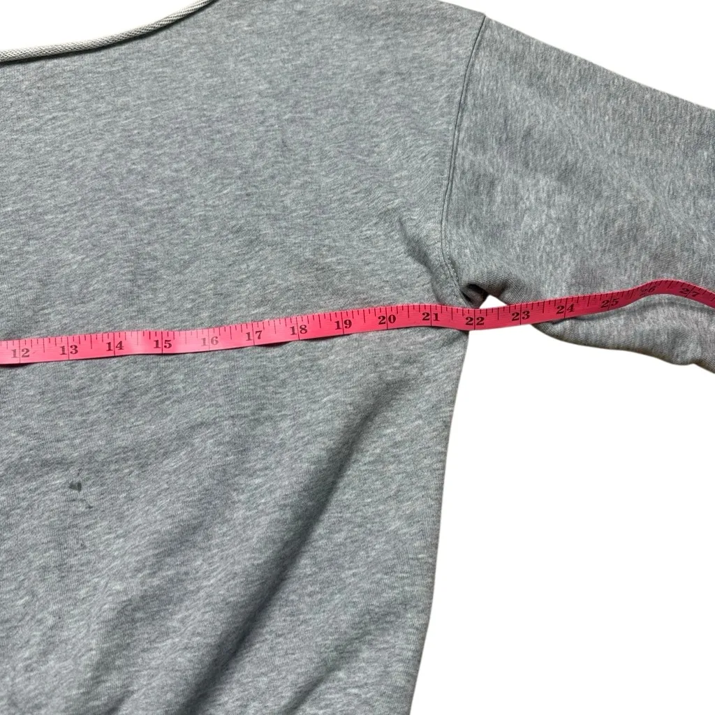 Fabletics cut off Grey Blank Pullover Sweatshirt Small - Image 2