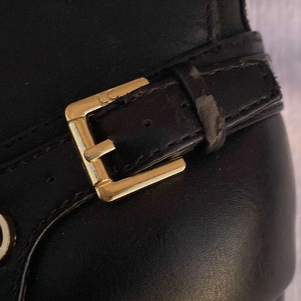 Liz Claiborne Black Knee High Boots with Block Heel Size 6 New In Box - Image 7