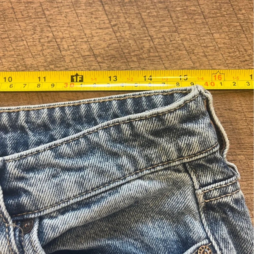 Altard State Distressed Jeans Womens Size 28 Raw Hem Straight Cropped High Rise - Image 7