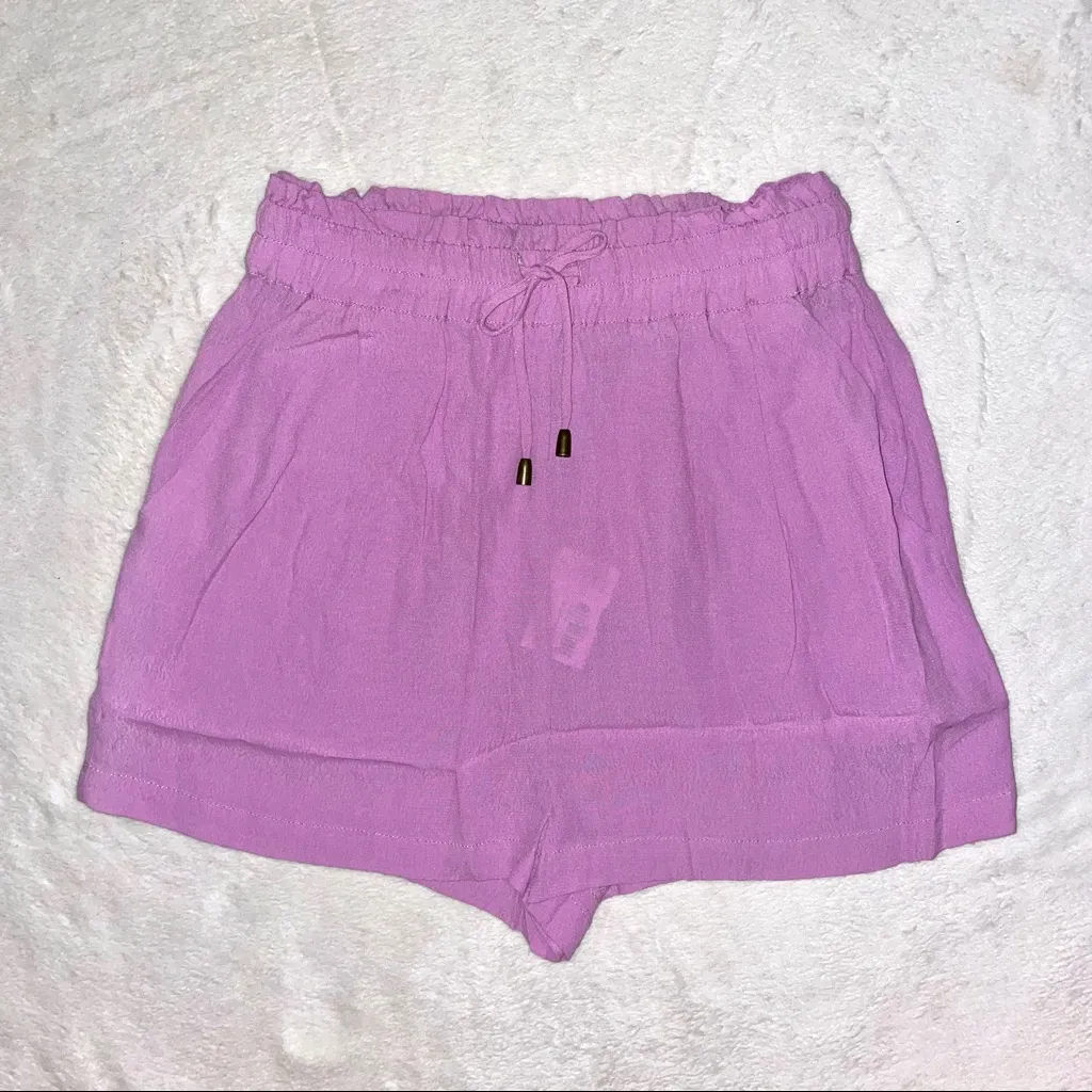 NWT Planet Blue Life Cassandra High Waisted Shorts in Lilac size XS - Image 2
