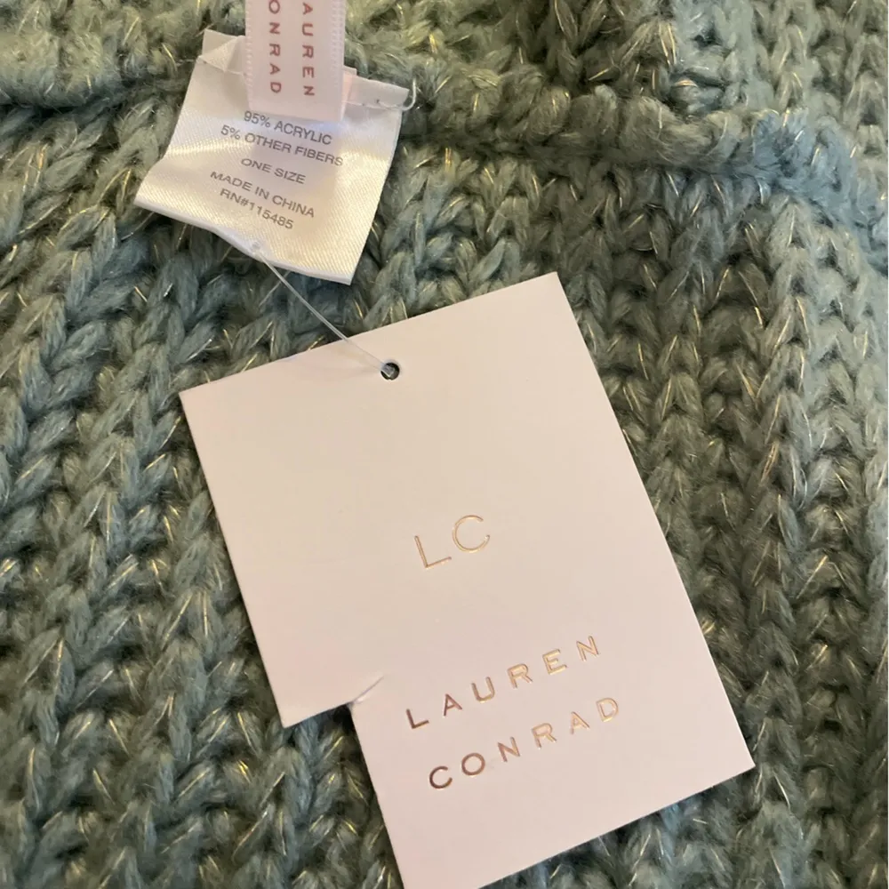 Lauren Conrad Brushed Shine Infinity Scarf Seafoam Mint Green New With Tags - Image 8