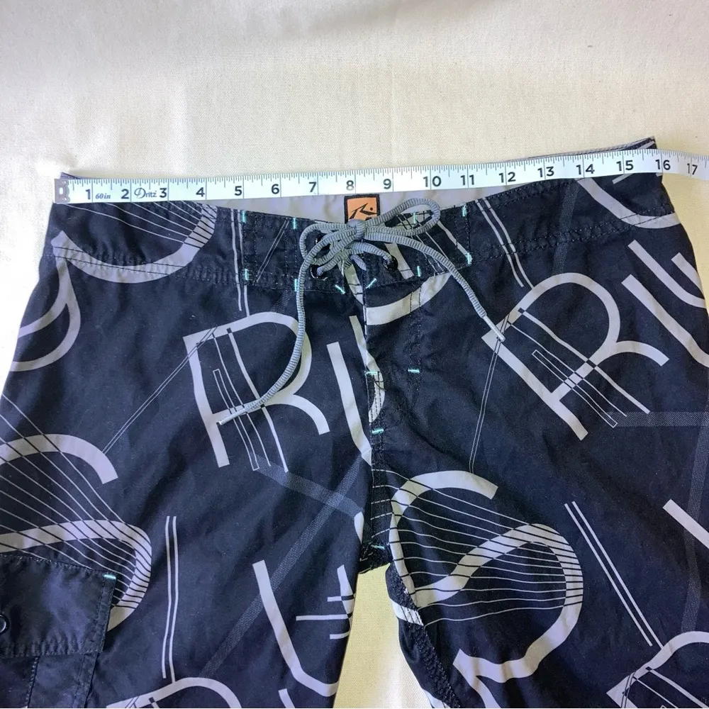 Rusty  Black Women’s Swim Boardshorts - Image 3