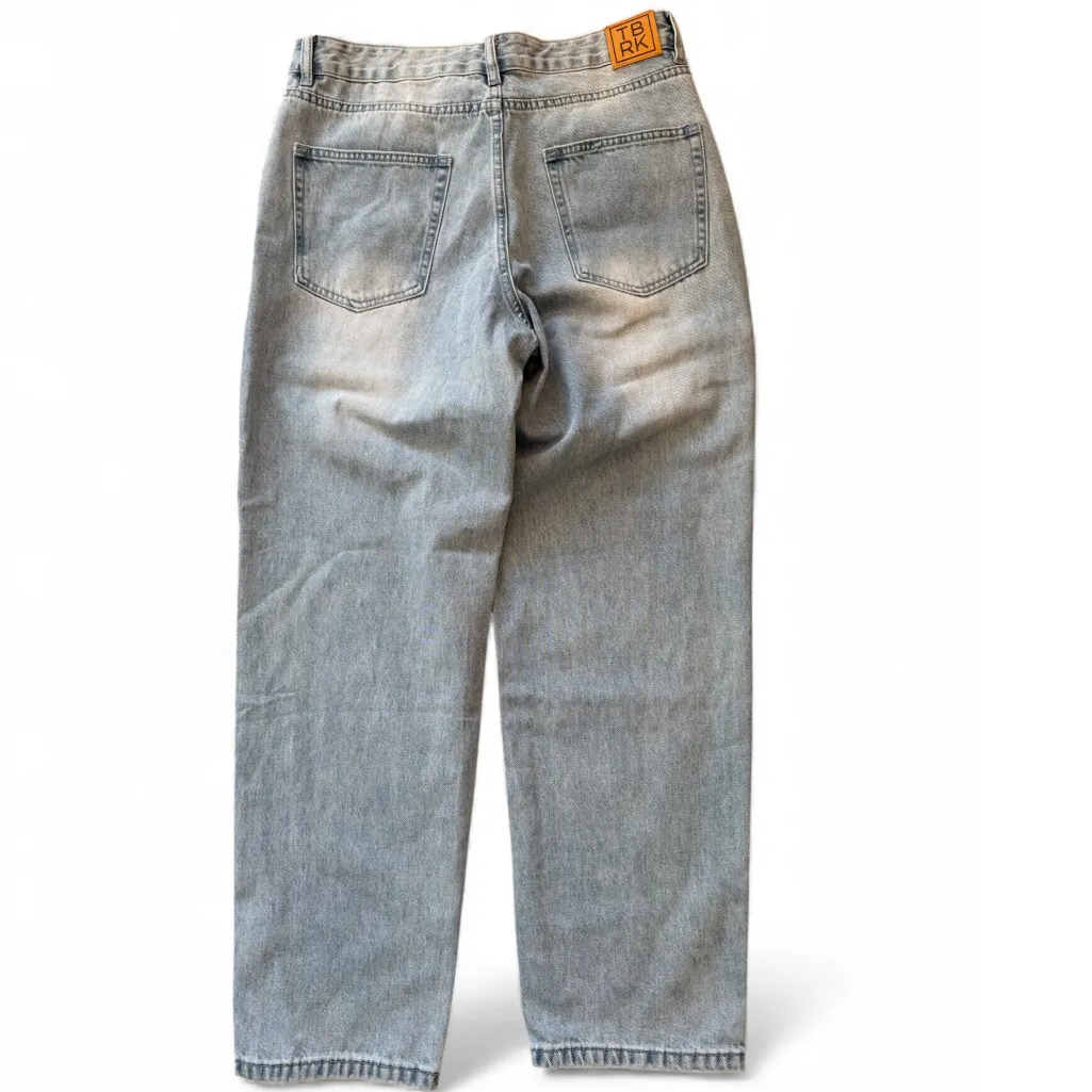 Torn by Ronny Kobo Crystal Embellished Cutout Straight Leg Jeans – Size 29 NWOT - Image 3