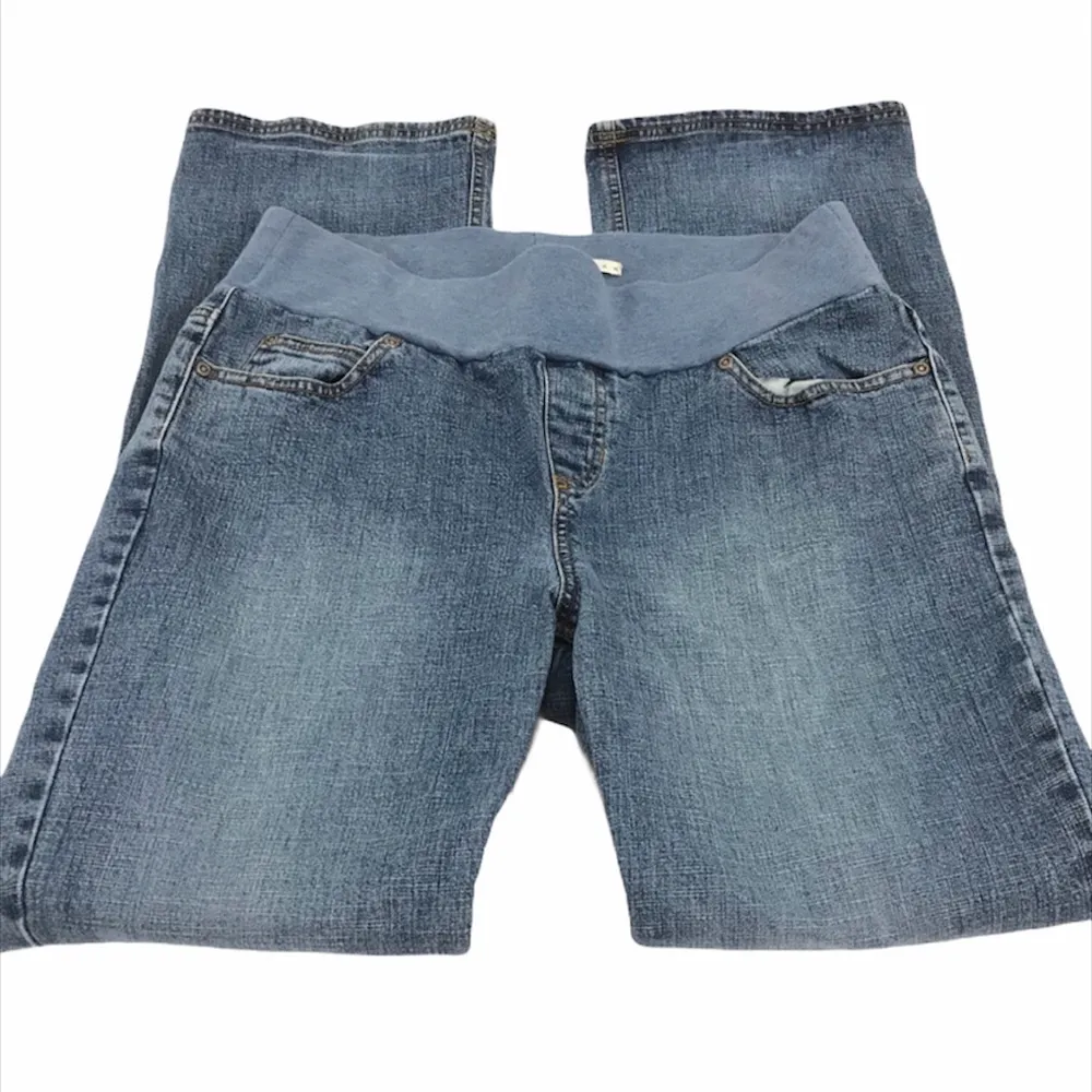 Old Navy Short Panel Bootcut Jeans, Size Medium - Image 3