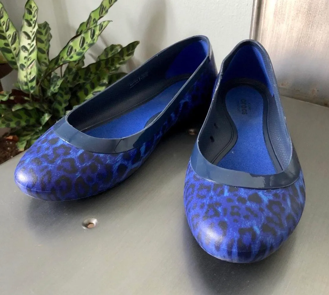🐊 Blue Leopard Cheetah Flats - Image 4