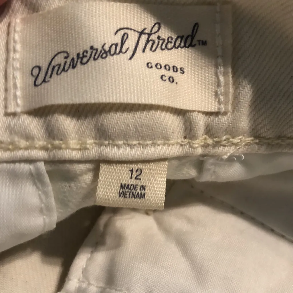 Women’s universal threads high-rise sailor pants trousers jeans adjustable waist - Image 10