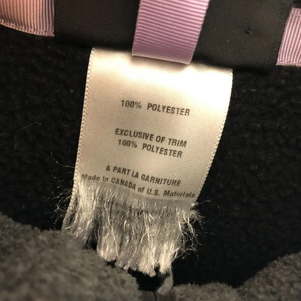 Patagonia Womens Synchilla Vest Fleece Full Zip Pockets Black S - Image 4