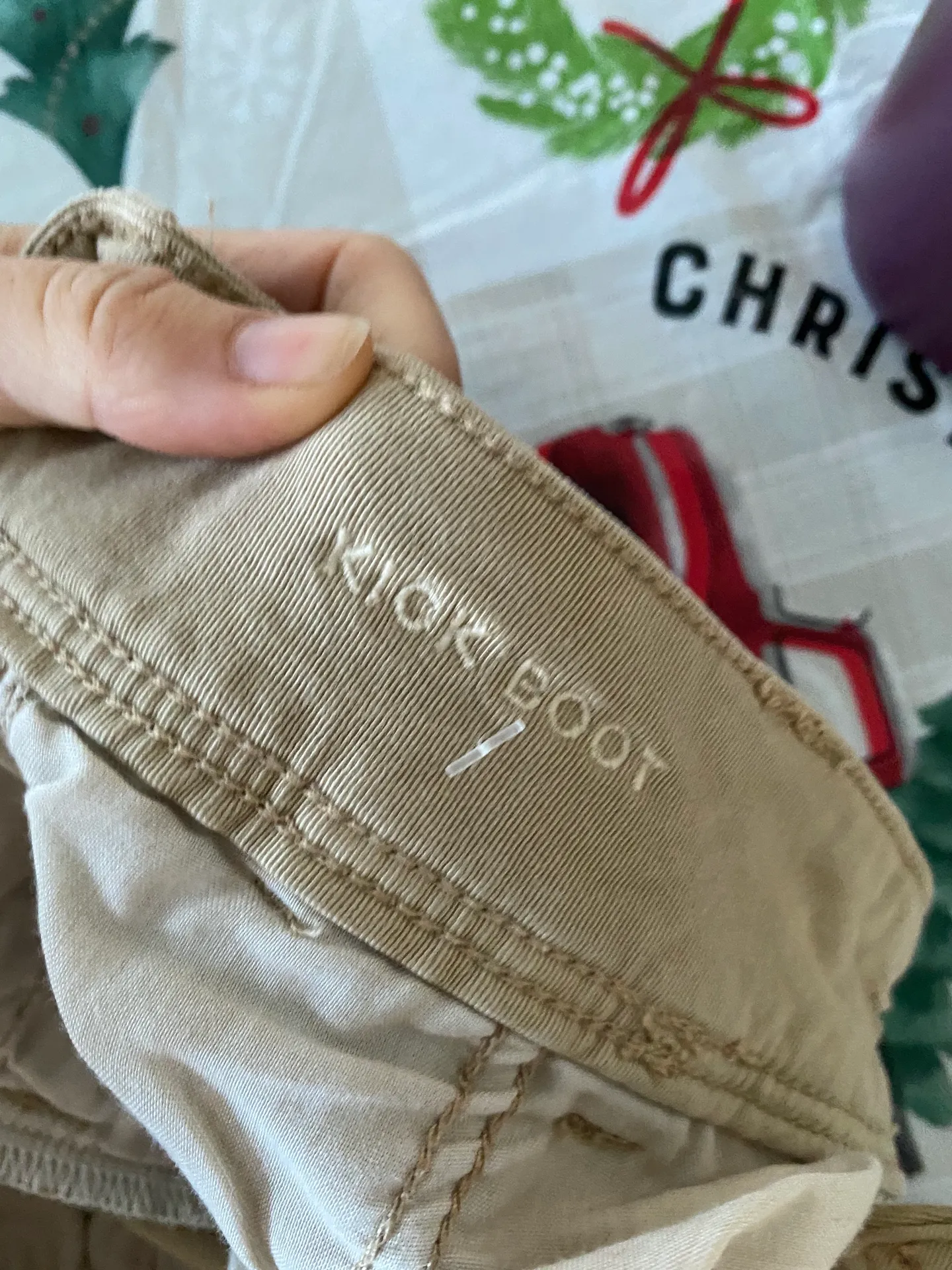 American Eagle Beige Bootcut Flare Jeans Size 2 - Image 10