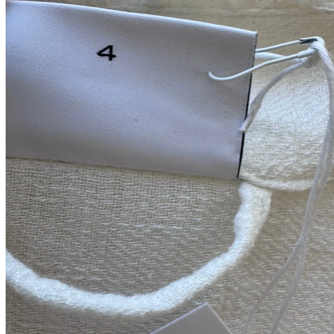 Lisa Marie Fernandez Cream Ruffled Wrap Dress Linen Blend Belted Boho Resort 4 - Image 10