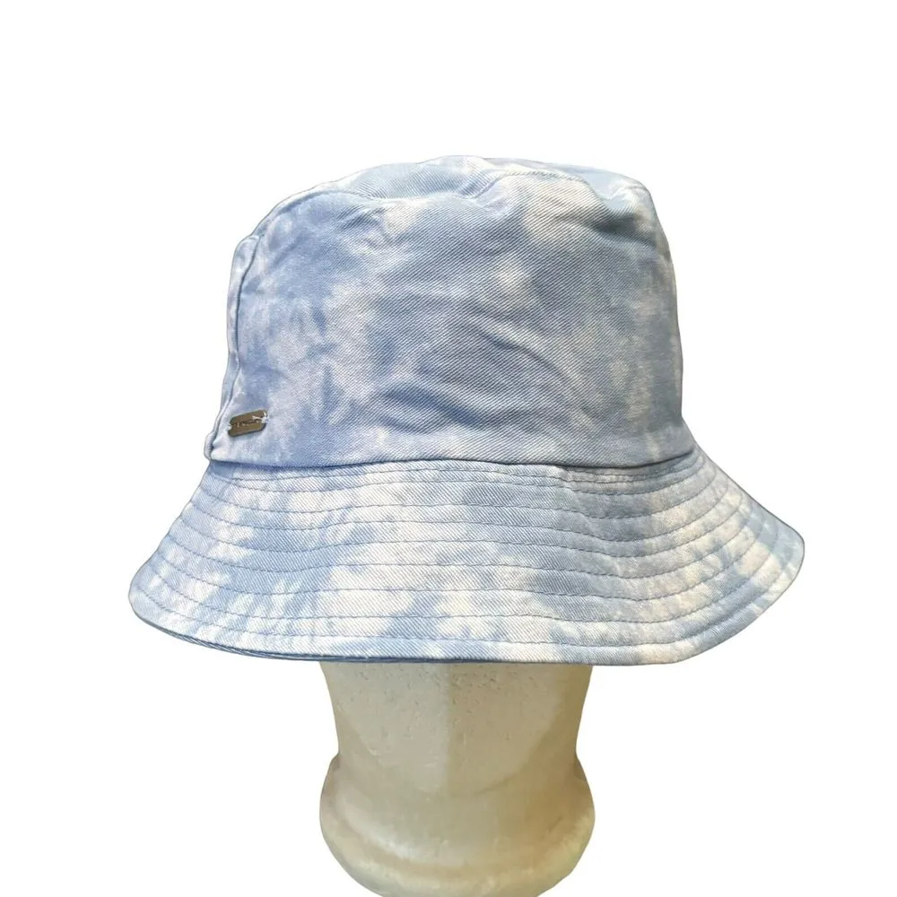 Steve Madden Bucket Hat Multi Color White and Blue Women's One Size‎ - Image 2