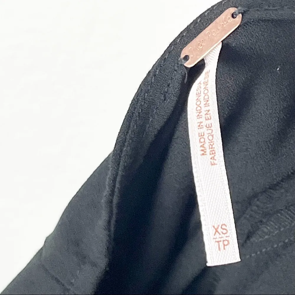 FREE PEOPLE Classic Black Baby Love Trapeze Lace Straps Swing Dress, Size XS - Image 4