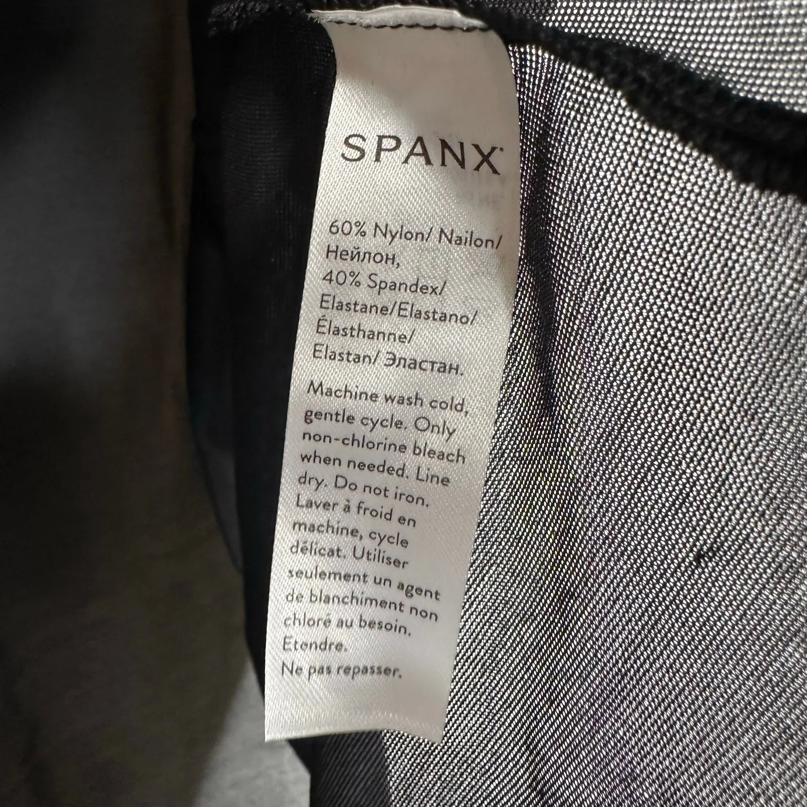 NWT Spanx SB Sweet Slip Dress Women's Black Size Large - Image 6