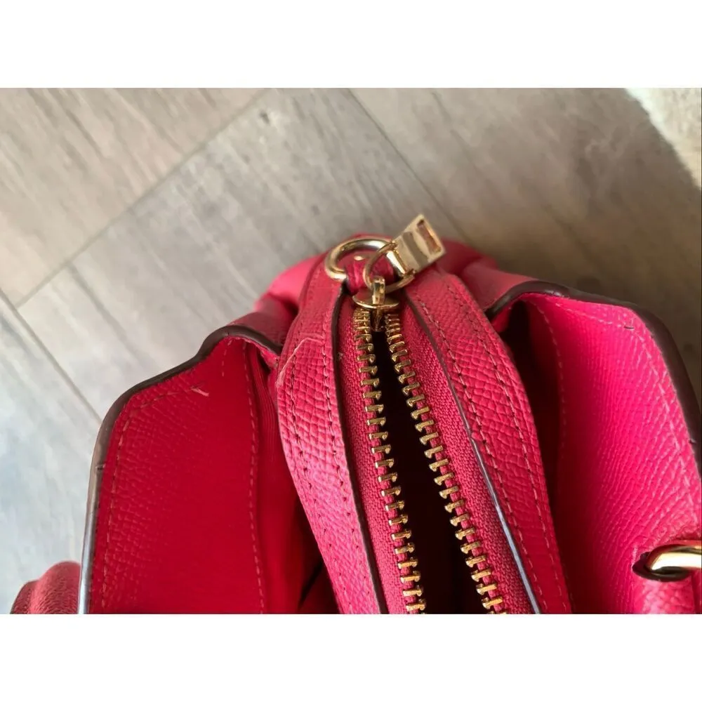 COACH Signature Mini Lillie Carryall pink and gold hardware - Image 8