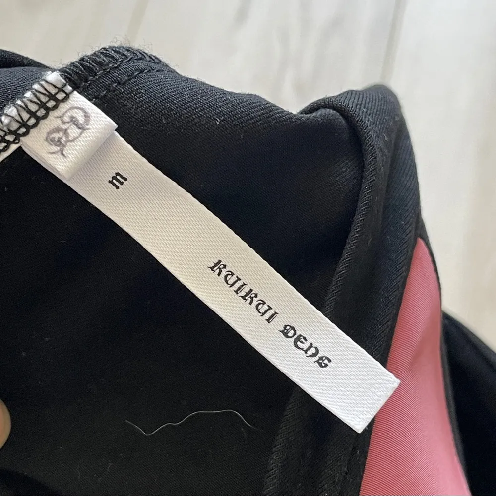 RuiRui Deng Top halter tube top floral womens Black (medium) avant garde edgy - Image 2