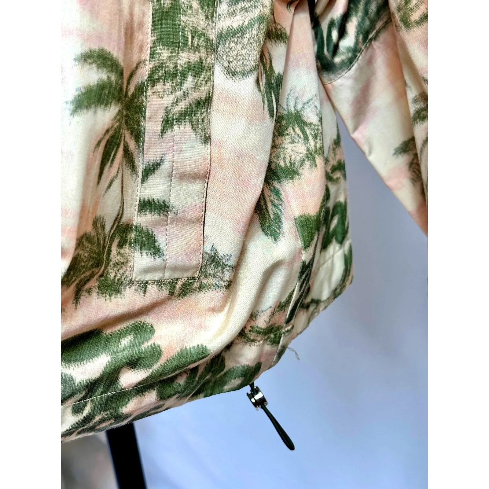 Maje Palm Tree Print Jacket with hood Size 38 (M) - Image 13