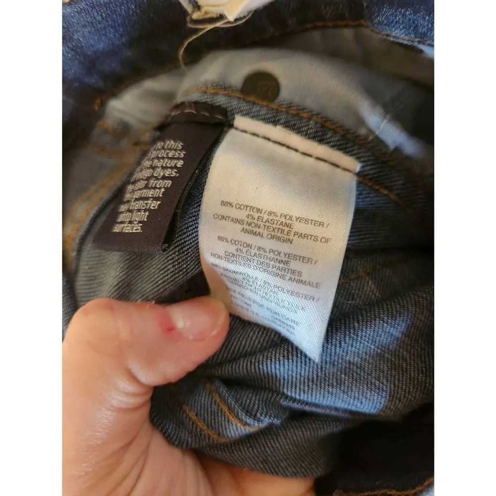 Madewell size 27 The 10 inch High Rise Skinny Jean Medium Wash Blue Jeans - Image 4