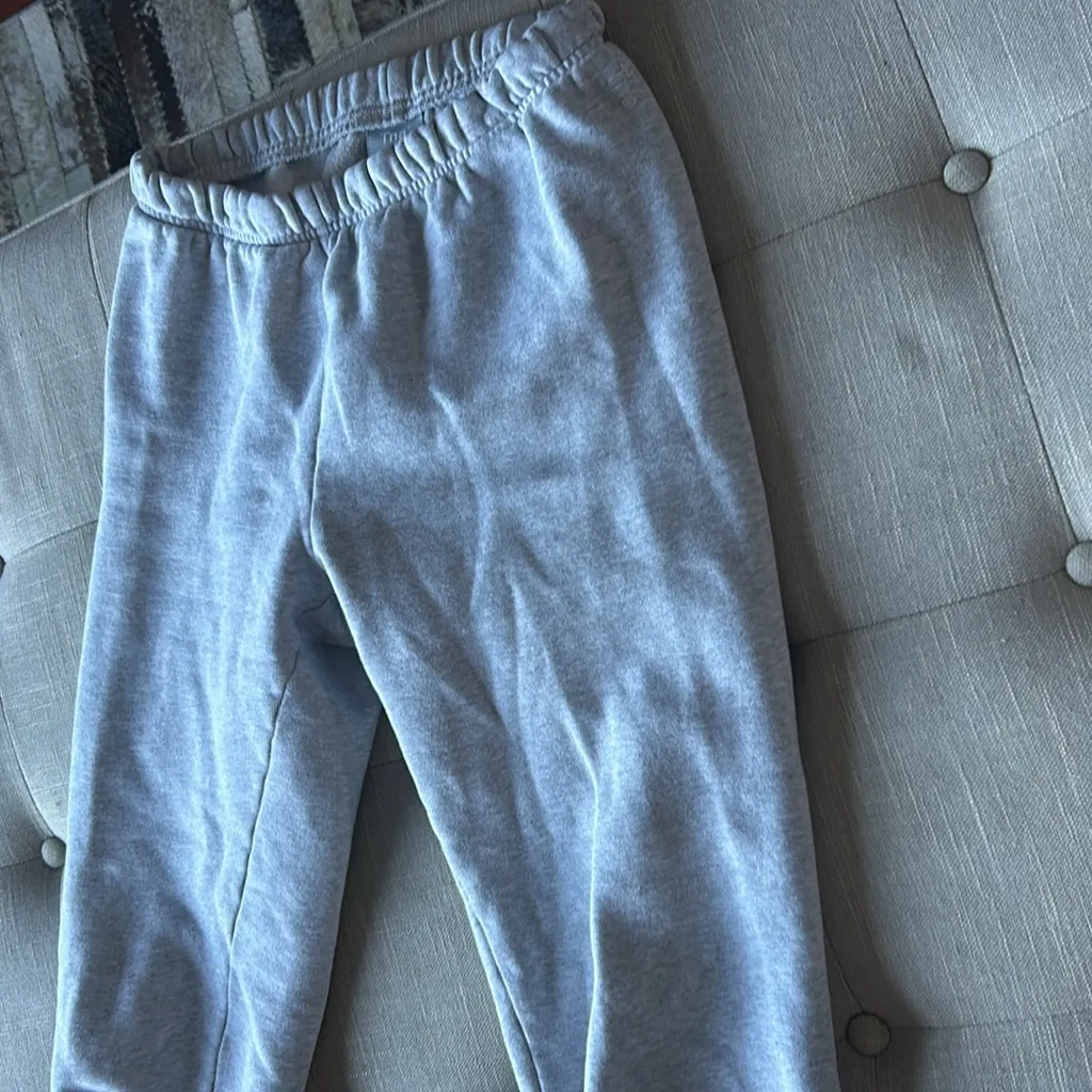 TNA Aritzia Cozy AF Fleece Jogger Sweatpants Size XS in Heather Grey Gray - Image 3
