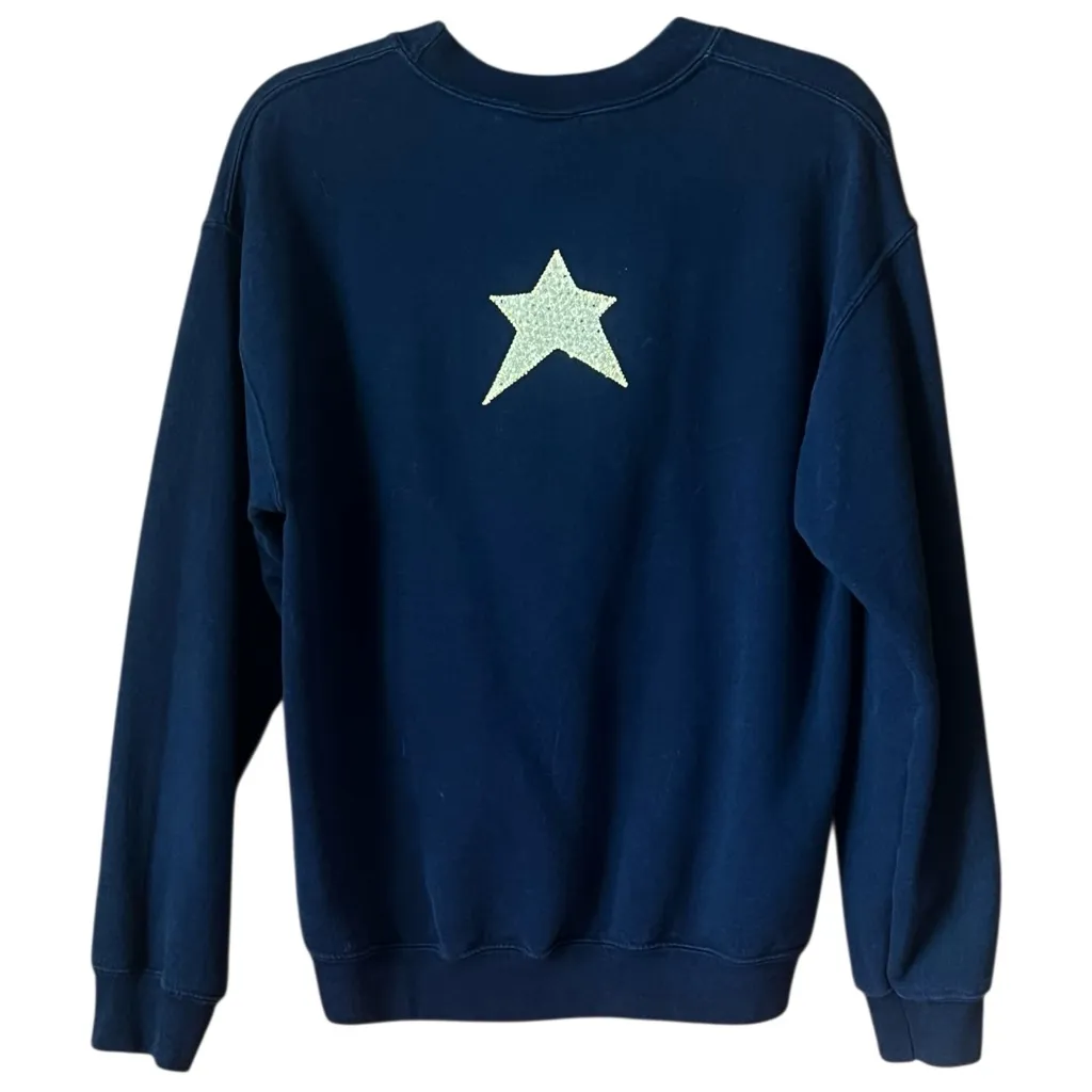 Gildan Heavy Blend Snowman Holiday Christmas Sweatshirt top. Sz. Generous M. Size M - Image 2