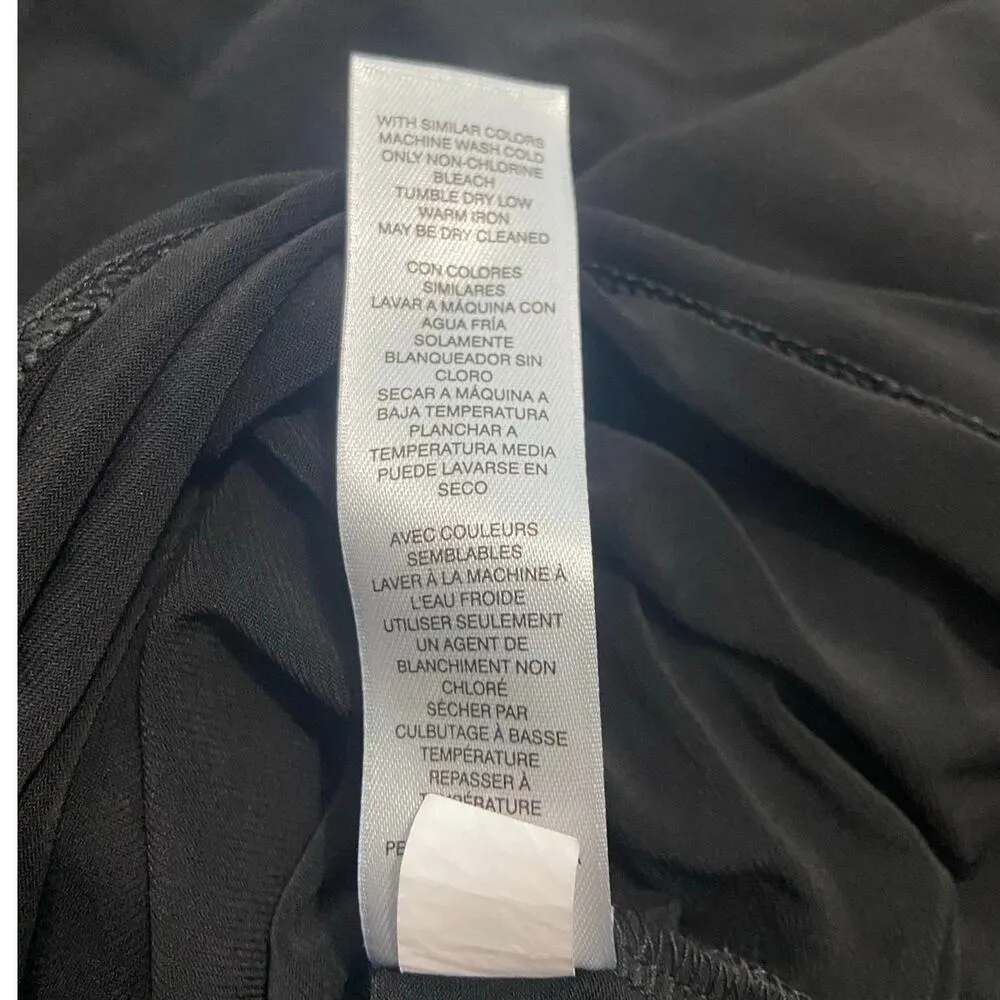 Chicos 1 Tank Dress Womens M Black Sleeveless Keyhole Back Stretch - Image 9