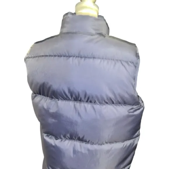 L.L. Bean Dark Gray Puffer Vest. Reversible Purple Size undefined - Image 3