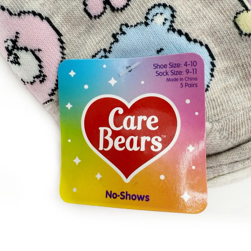 Care Bears Womens No Show Socks Retro 90s Pastel Colorful Fun Novelty Gift Pink - Image 3