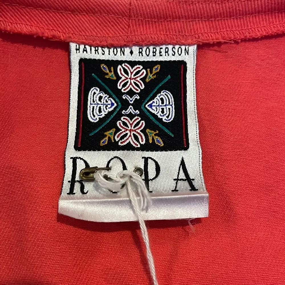 Vintage Hairston Roberson Ropa Southwestern Vest sz 12 Pink - Image 2