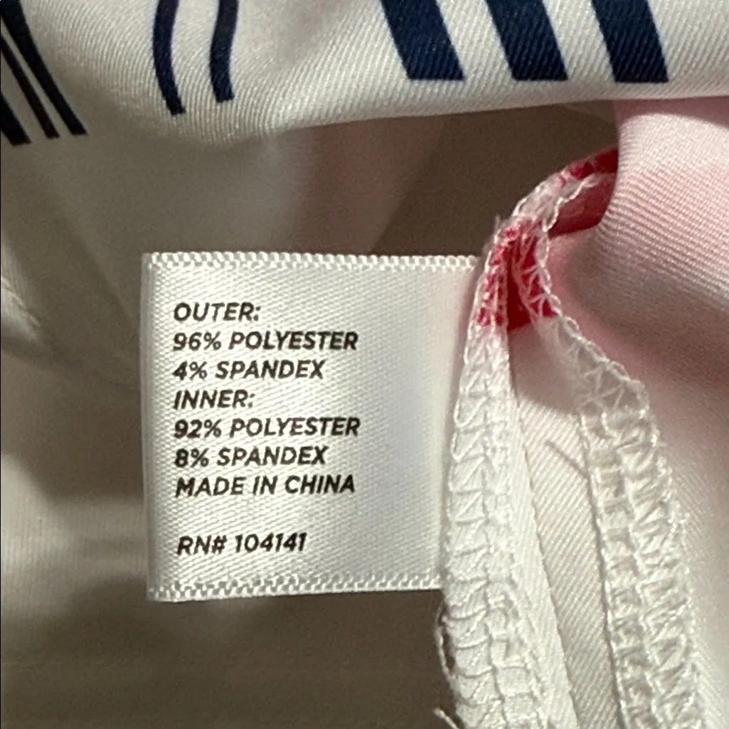 Lady Hagen Skort Womens 2 Pink Blue Stripe Athletic Stretch Golf Tennis Pockets - Image 12