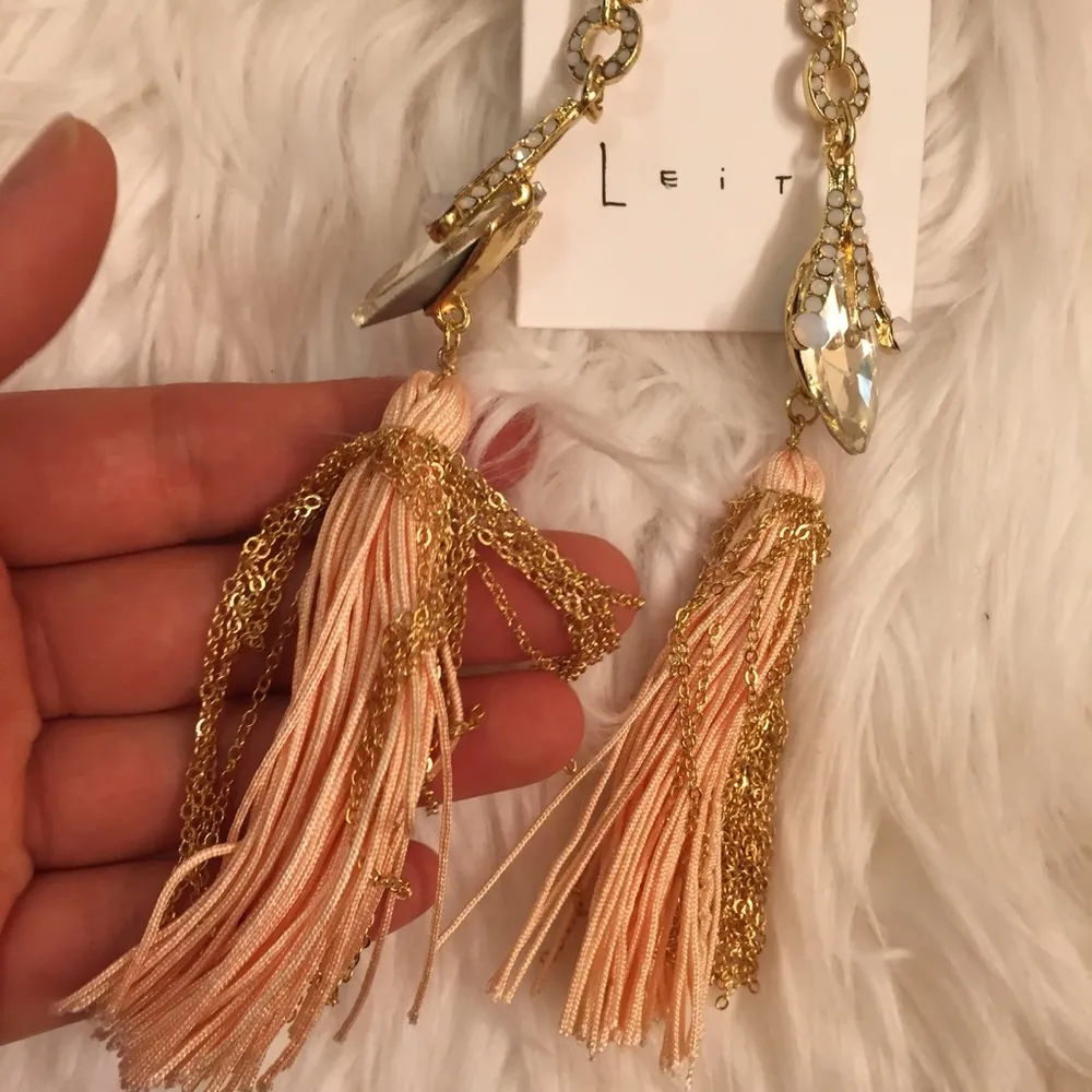 Leith Tassel Long Earrings. - Image 3