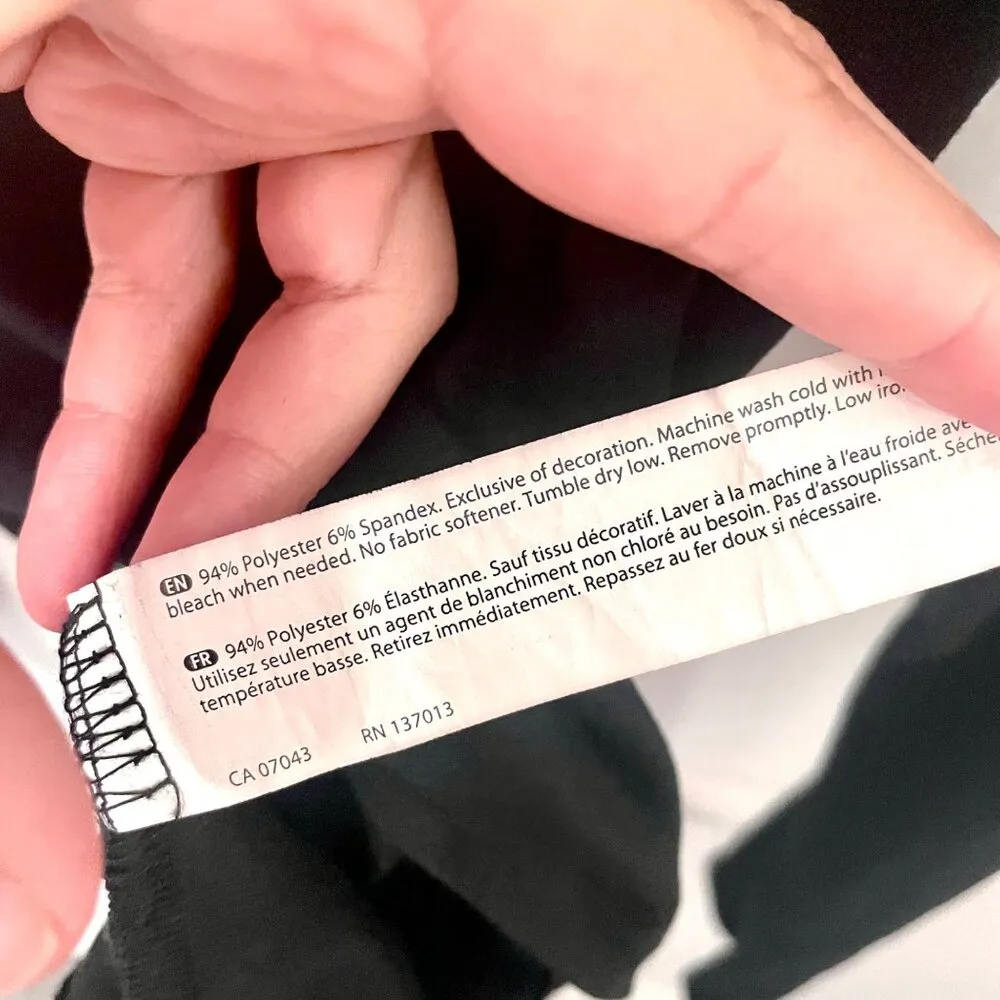 Cycle House Dyna Cross Front Long Sleeve Top Size XL Black - Image 3