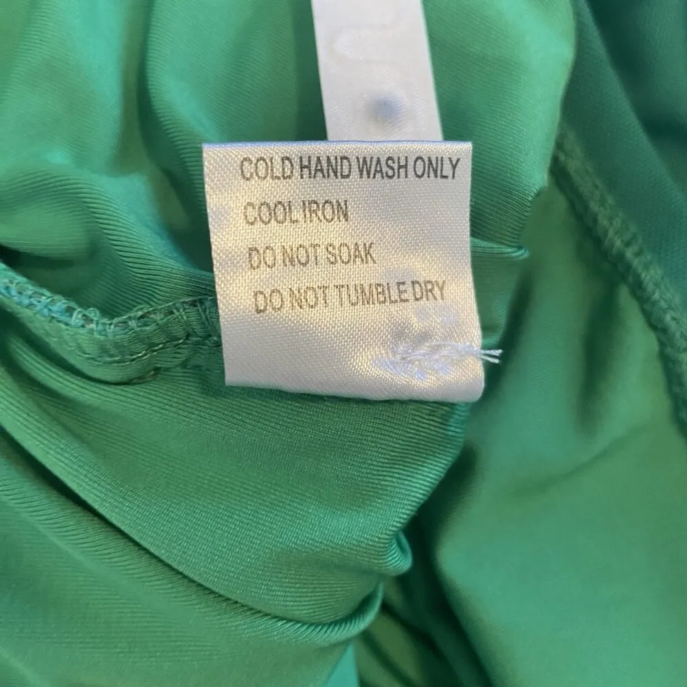 Princess Polly Singing In The Rain Green Mini Dress Size US 8 Bodycon Party Date - Image 13