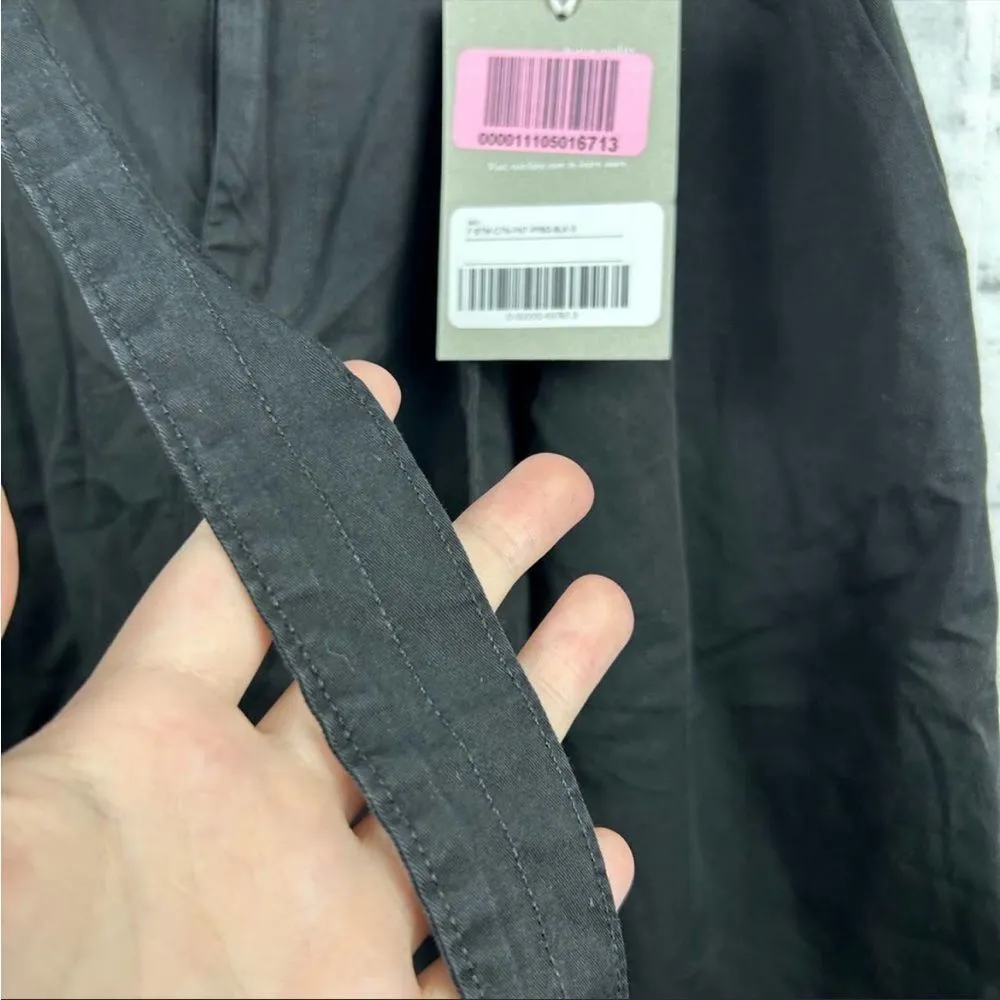 NWT Everlane black paper bag pants small - Image 7