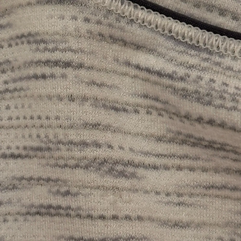 Lululemon Sweat Embrace Long Sleeve Shirt Tiger Space Dye Black White Size 8 - Image 9