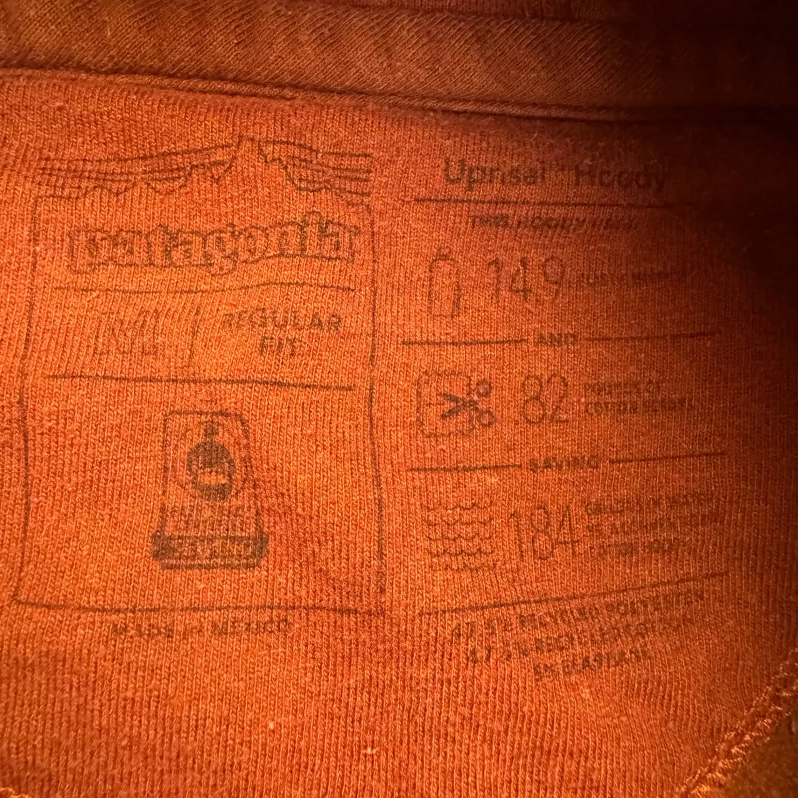 Patagonia Bear Mountain Logo Maroon Hoodie Women's Regular Fit - Image 4