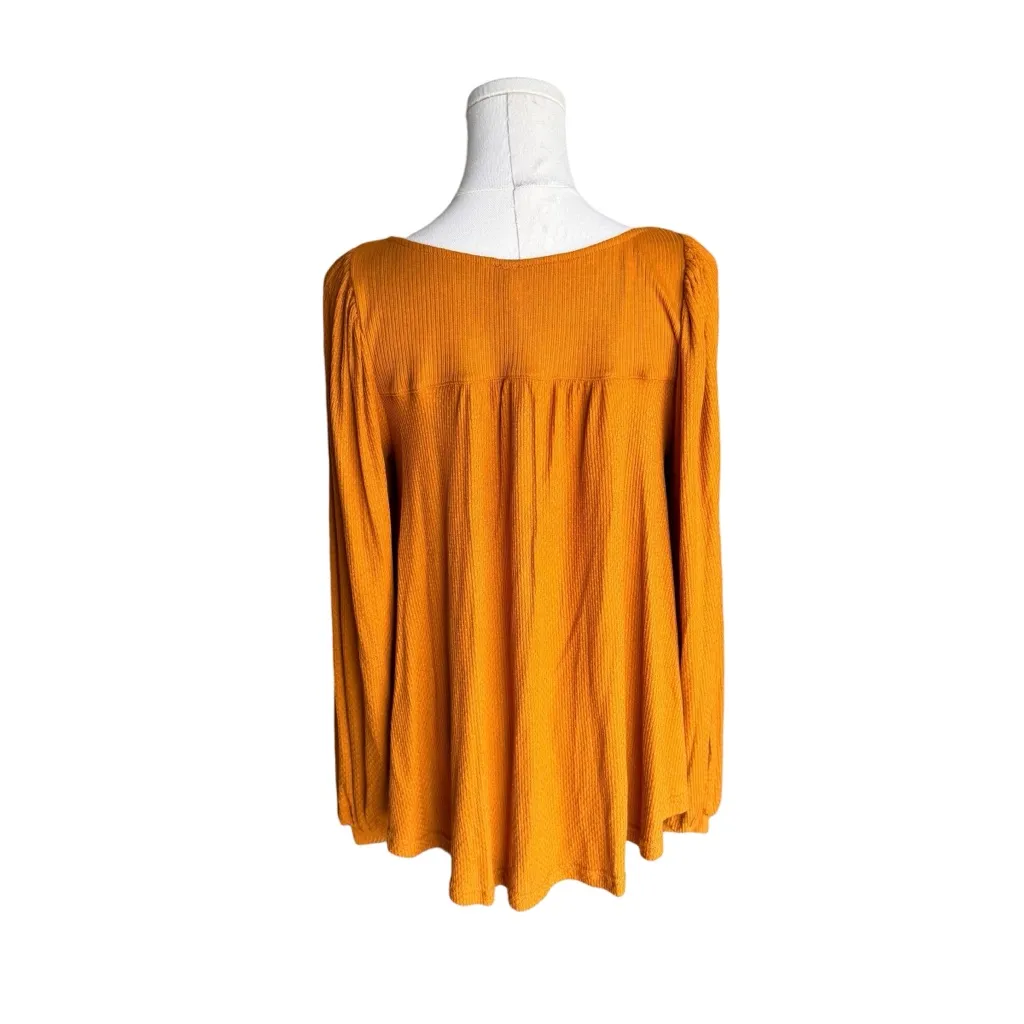 Free People - NWT Devin Top Blouse Flowly Boho Autumn Pearl Sz Xs - Image 4