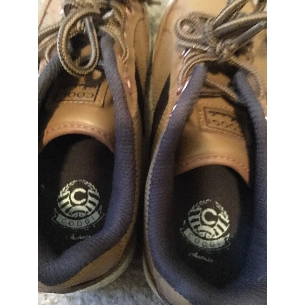 Coogi Australia Adult Unisex Shoes Sneakers Casual Size 8 Brown Tan - Image 4