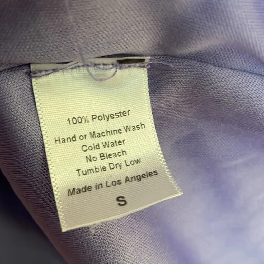 lucy in the sky ruched bodycon dress in purple small - Image 6