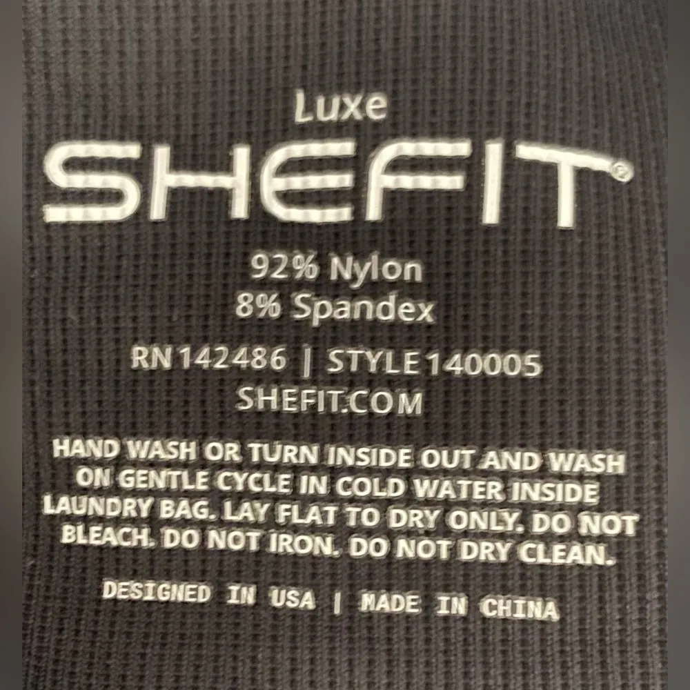 SHEFIT Luxe Leggings/Tights/Yoga Pants. Colt Black - Image 3